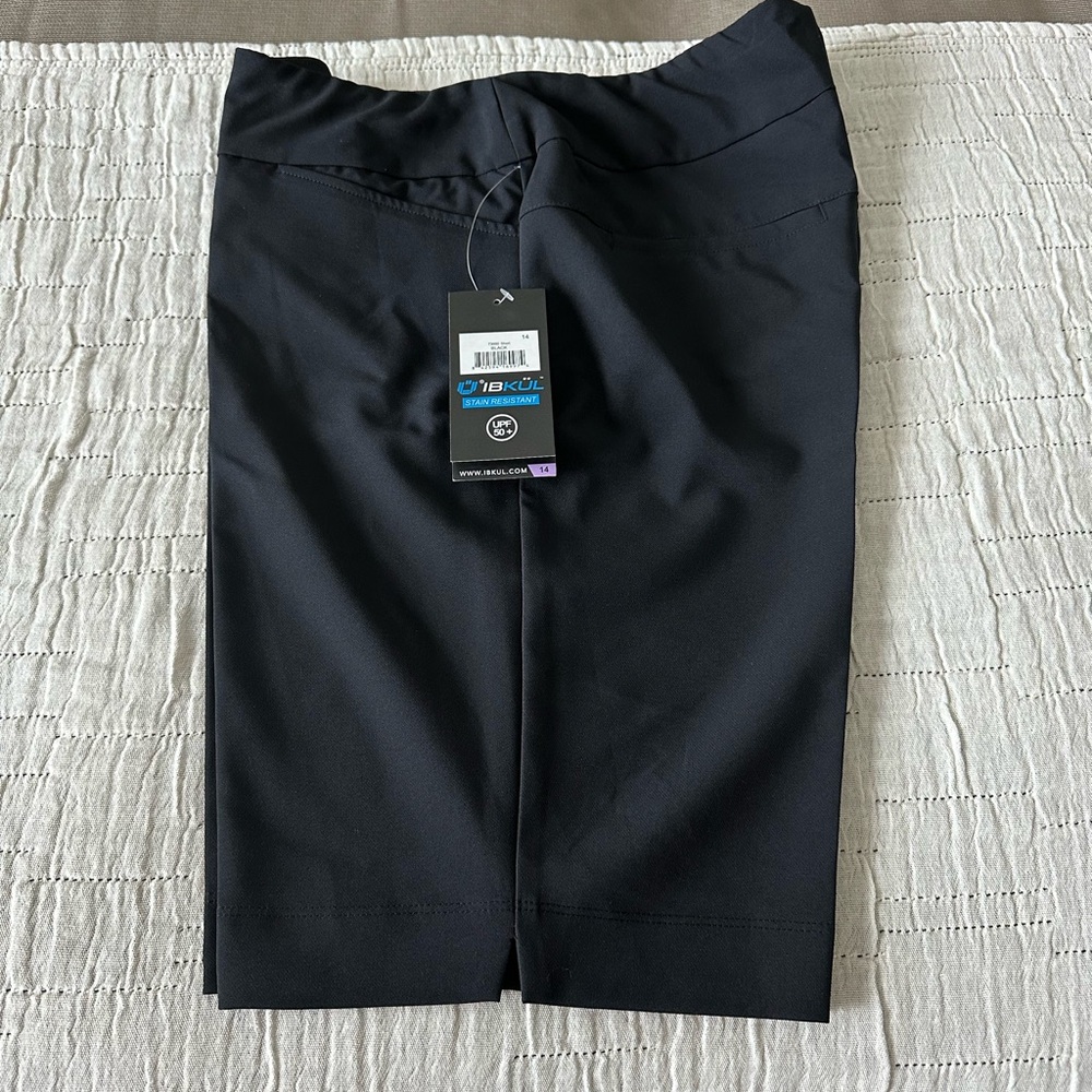 IBKUL brand new dress shorts black